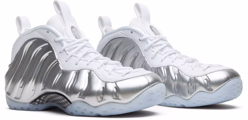 White silver best sale foamposites