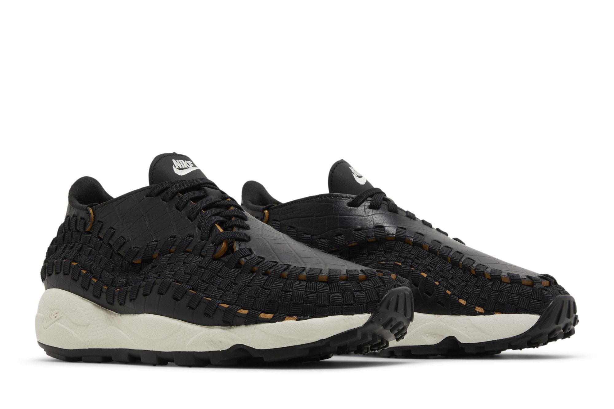 Cheap (W) Nike Air Footscape Woven ''Black Croc'' Nero Coccodrillo FQ8129-010