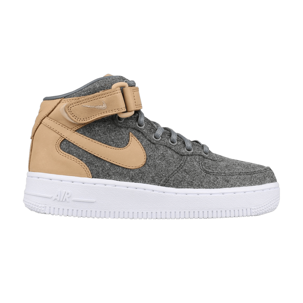 Buy (W) Nike Air Force 1 07 Mid Leather Premium 'Cool Grey' Lelaki Kasut. 857666-100