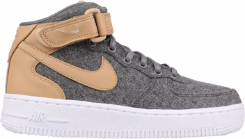 (Women) Nike Air Force 1 07 Mid Leather Premium 'Cool Grey' 857666-100