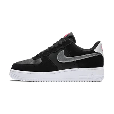 (W) Nike Air Force 1 '07 'Black Metallic Silver'