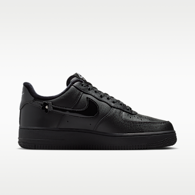 Lookbook (W) Nike Air Force 1 ''07 "Florette" 黑色/灰黑/金屬銀/黑 IR8637-001