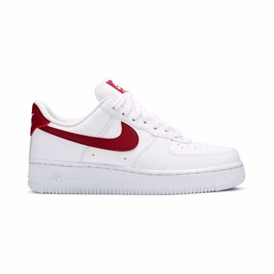 (W) Nike Air Force 1 '07 'White Noble Red'