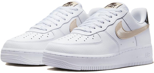 (W) 나이키 에어포스 1 '07 '화이트 샌드드리프트 패턴트' (shortened: 에어포스1 '07 샌드드리프트) FD9873-100 Lookbook (W) 나이키 에어포스 1 '07 '화이트 샌드드리프트 패턴트' (shortened: 에어포스1 '07 샌드드리프트) FD9873-100