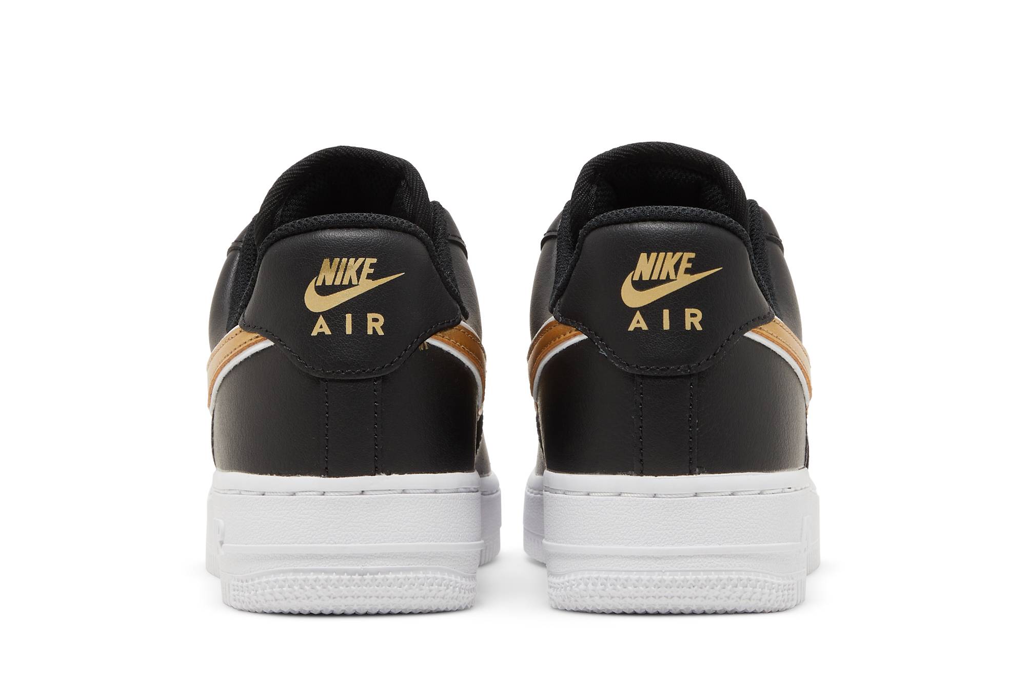 Details for (W) ナイキ エアフォース1 '07 エッセンシャル "ブラック/メタリックゴールド" DD1523-001