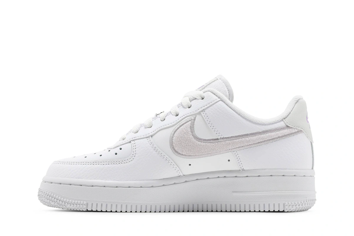 (Women) Nike Air Force 1 '07 Essential 'Chenille Swoosh - White Lilac' DN5056-100