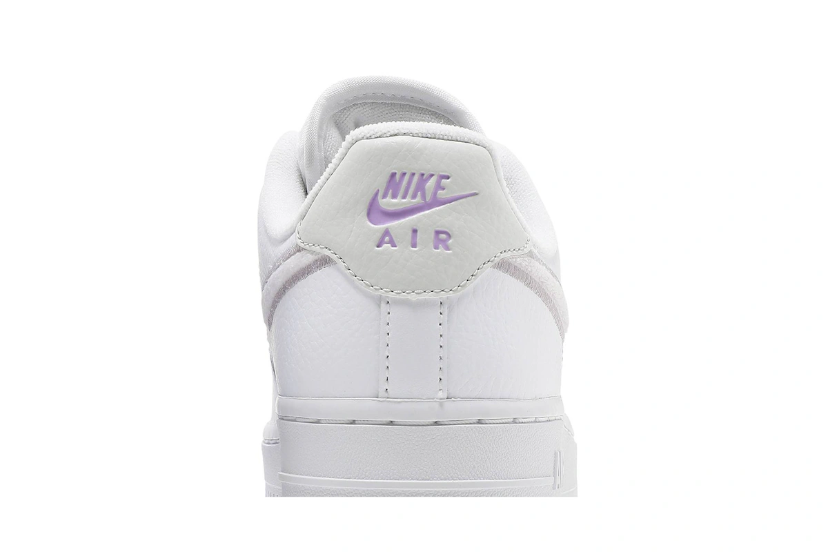 (Women) Nike Air Force 1 '07 Essential 'Chenille Swoosh - White Lilac' DN5056-100