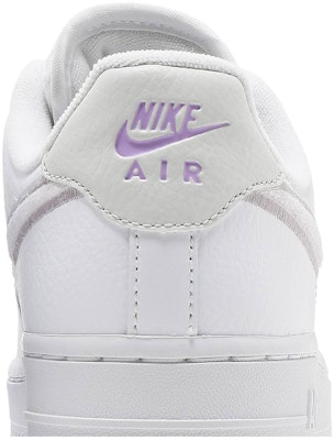 Air force 1 chenille 2025 swoosh white