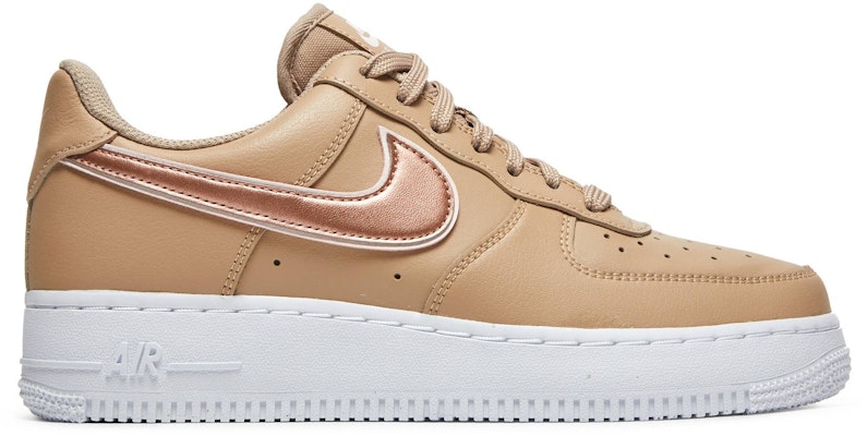 (W) ナイキ エアフォース1 '07 エッセンシャル "ヘンプ/ローズゴールド" DD1523-200 Buy (W) ナイキ エアフォース1 '07 エッセンシャル "ヘンプ/ローズゴールド" DD1523-200