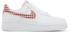 Buy (W) Nike Air Force 1 '07 Essential 'Mystic Red Gingham' DZ2784-101