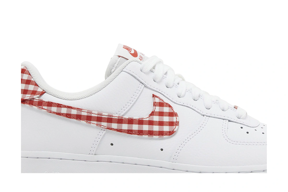 (Women) Nike Air Force 1 '07 Essential 'Mystic Red Gingham' DZ2784-101