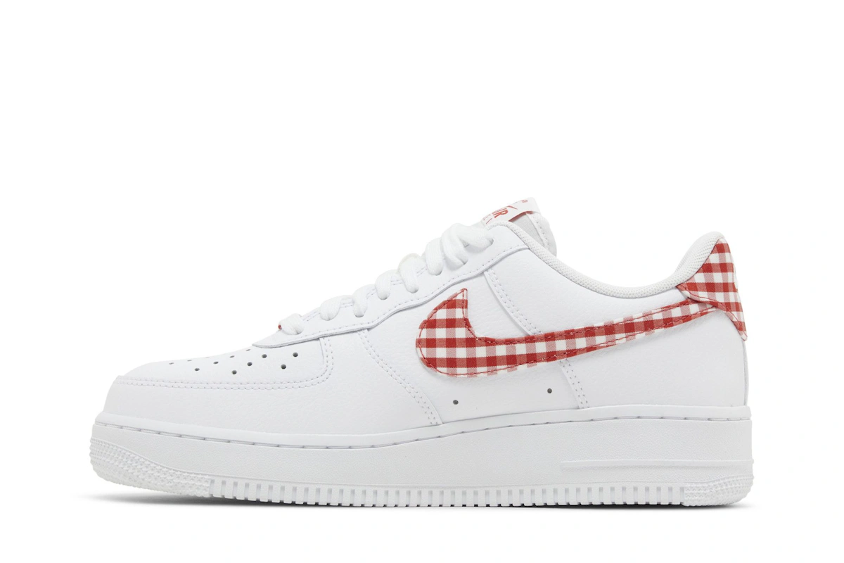 (Women) Nike Air Force 1 '07 Essential 'Mystic Red Gingham' DZ2784-101