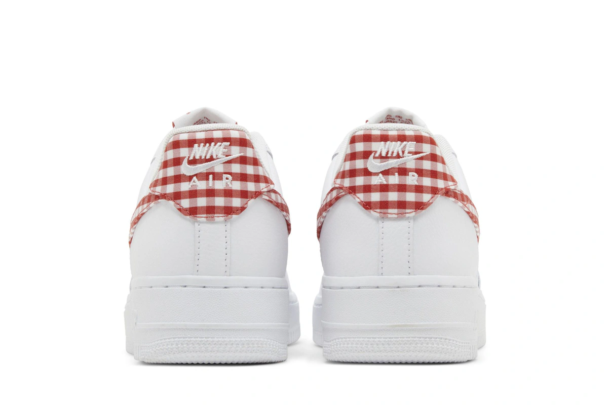 (Women) Nike Air Force 1 '07 Essential 'Mystic Red Gingham' DZ2784-101