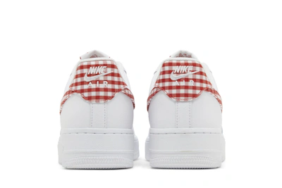 (Women) Nike Air Force 1 '07 Essential 'Mystic Red Gingham' DZ2784-101