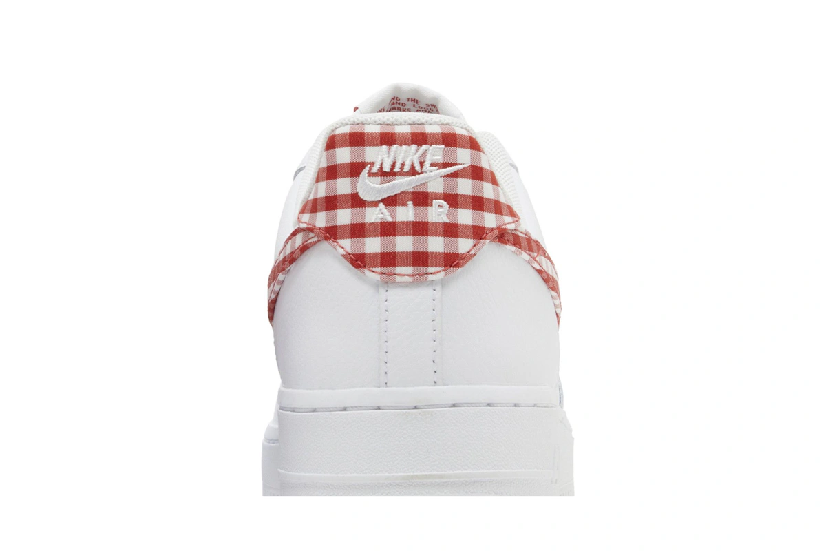 (Women) Nike Air Force 1 '07 Essential 'Mystic Red Gingham' DZ2784-101