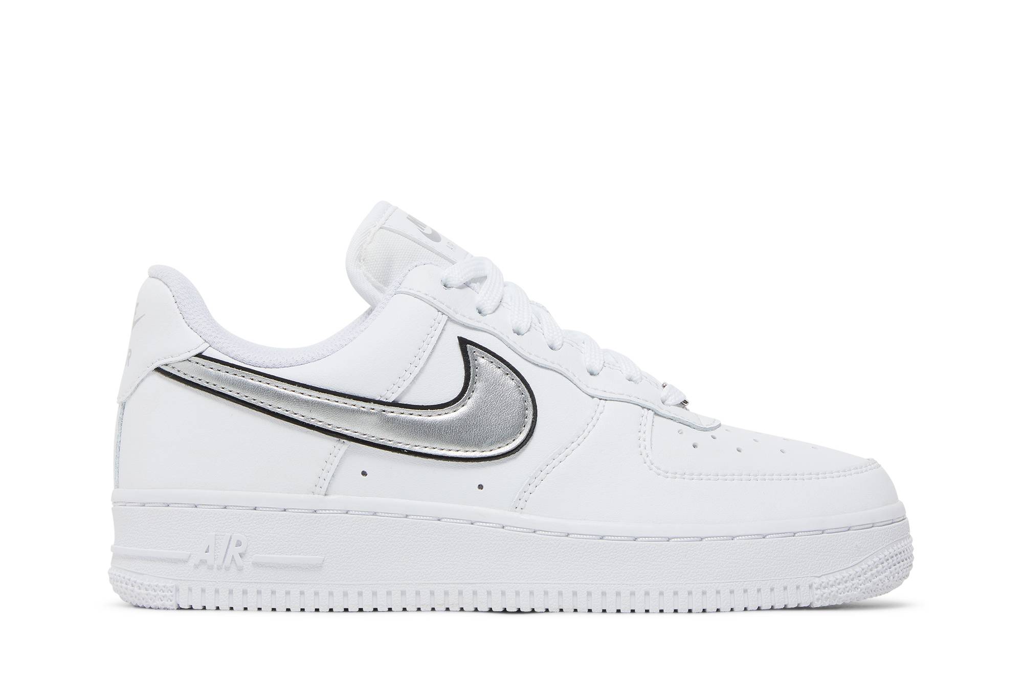 (Women) Nike Air Force 1 '07 Essential 'White Metallic Silver' DD1523-100
