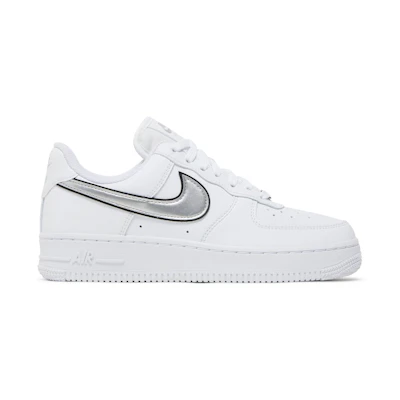 (W) Nike Air Force 1 '07 Essential 'White Metallic Silver'