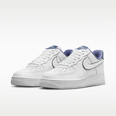 (W) Nike Air Force 1 ''07 Essential Putih/World Indigo/Midnight Navy IO4226-102 Purchase (W) Nike Air Force 1 ''07 Essential Putih/World Indigo/Midnight Navy IO4226-102