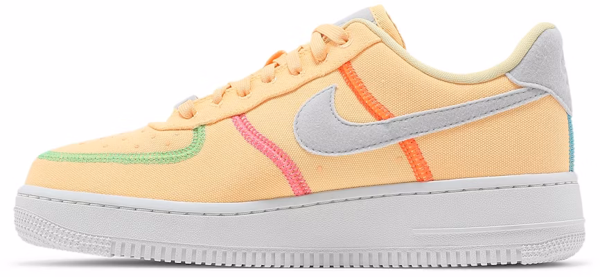 (W) Nike Air Force 1 '07 Low LX 'Kanvas Jahitan - Melon Tint' CK6572-800 Lookbook (W) Nike Air Force 1 '07 Low LX 'Kanvas Jahitan - Melon Tint' CK6572-800