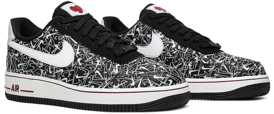 Nike Air Force 1 Low “情人節” 低筒 板鞋 女款 黑綠 2020年版 Cheap Nike Air Force 1 Low “情人節” 低筒 板鞋 女款 黑綠 2020年版