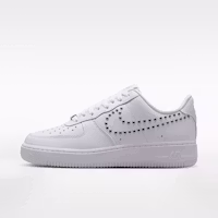 (Women) Nike Air Force 1 '07 LV8 White/White/White/Metallic Silver IW1234-100 (Women) Nike Air Force 1 '07 LV8 White/White/White/Metallic Silver IW1234-100