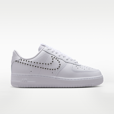 Lookbook (W) Nike Air Force 1 ''07 LV8 白/白/白/金屬銀 IW1234-100