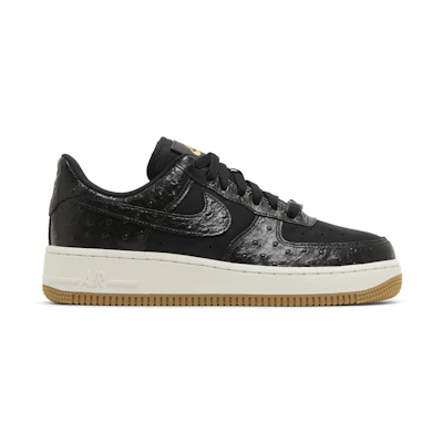 (W) Nike Air Force 1 '07 LX 'Black Ostrich'