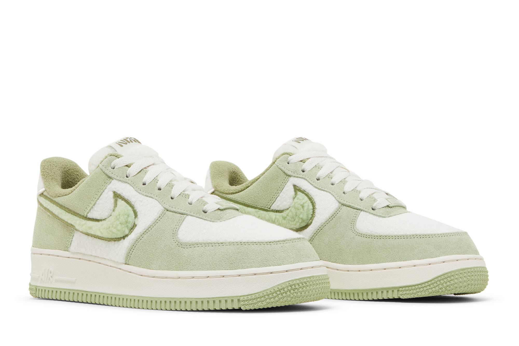 Cheap (W) Nike Air Force 1 '07 LX 'Fleece - Honeydew' Pria/Wanita Sneakers Indonesia FB1872-030