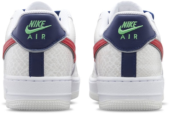 (W) Nike Air Force 1 '07 LX 'Just Do It - Putih Merah Ular' DV1493-161 Purchase (W) Nike Air Force 1 '07 LX 'Just Do It - Putih Merah Ular' DV1493-161