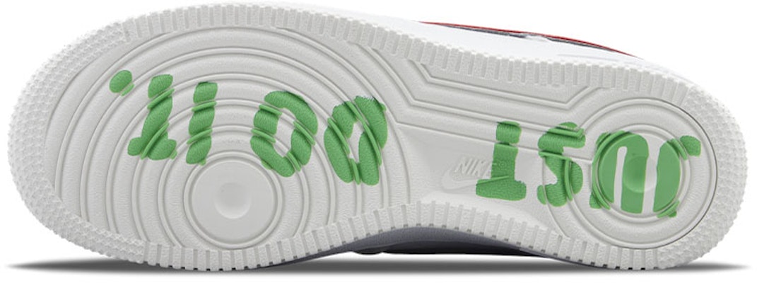 (W) Nike Air Force 1 '07 LX 'Just Do It - Putih Merah Ular' DV1493-161 Details for (W) Nike Air Force 1 '07 LX 'Just Do It - Putih Merah Ular' DV1493-161