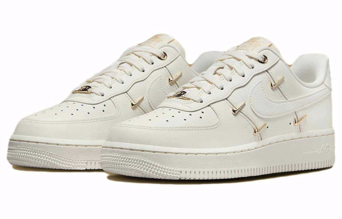 (Women) Nike Air Force 1 '07 LX 'Mini Swoosh - Metallic Gold'