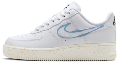 耐吉 Air Force 1 圓頭舒適 耐磨透氣 低筒 板鞋 女款 白藍 Buy 耐吉 Air Force 1 圓頭舒適 耐磨透氣 低筒 板鞋 女款 白藍