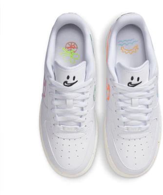 (W) Nike Air Force 1 '07 LX 'Neon Paint' Sepatu Sneakers HF5721-111 Details for (W) Nike Air Force 1 '07 LX 'Neon Paint' Sepatu Sneakers HF5721-111