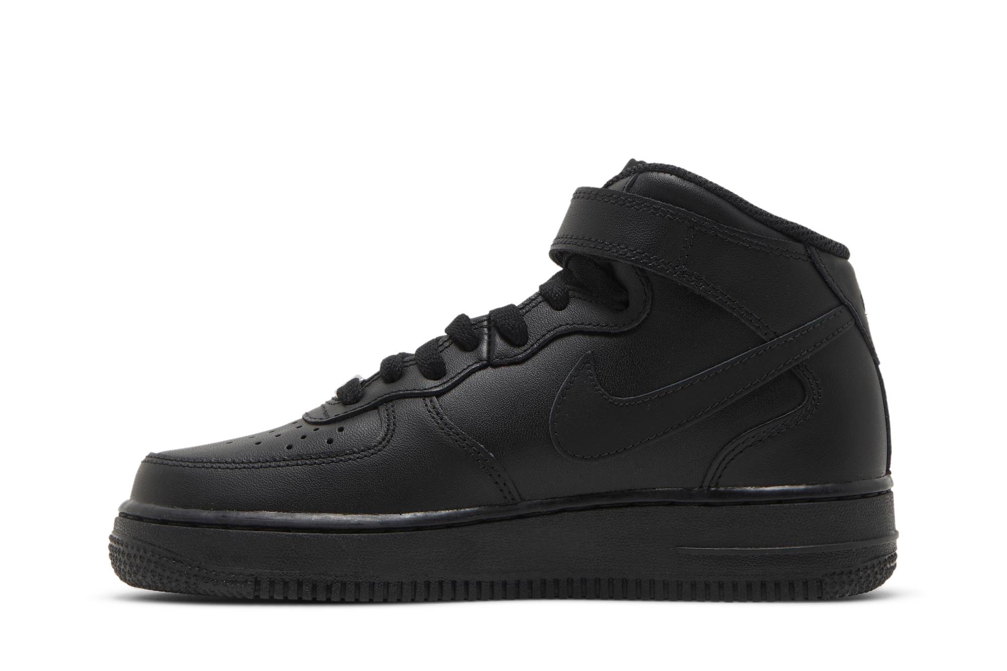 Lookbook (女性) 耐吉 (Nike) Air Force 1 '07 中筒 '全黑' DD9625-001