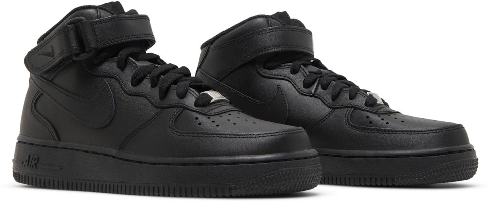 (W) Nike Air Force 1 '07 Mid 'Triple Black' Hitam Penuh DD9625-001 Cheap (W) Nike Air Force 1 '07 Mid 'Triple Black' Hitam Penuh DD9625-001