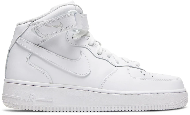 (Women) Nike Air Force 1 '07 Mid 'Triple White' DD9625-100 Buy (Women) Nike Air Force 1 '07 Mid 'Triple White' DD9625-100