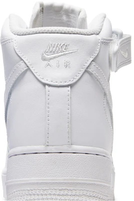 (W) ナイキ エアフォース1 '07 ミッド トリプルホワイト DD9625-100 1
