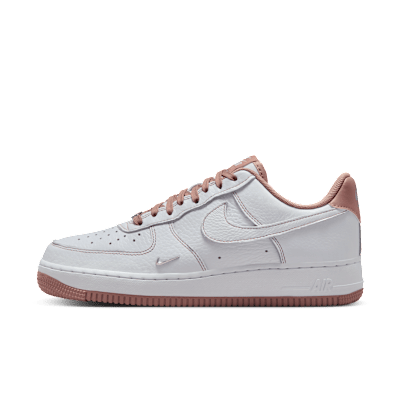 (Women) Nike Air Force 1 '07 Mini Jewel White/Metallic Silver/Particle Pink IB6543-100
