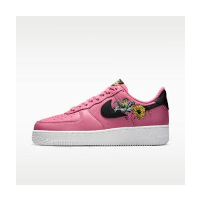 (W) Nike Air Force 1 '07 PRM "Flowers" Peanie/Metallic Gold/White/Black