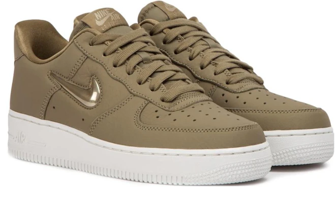 Nike Air Force 1 Low Jewel 中性橄榄色 (女款) 低帮板鞋 灰 Lookbook Nike Air Force 1 Low Jewel 中性橄榄色 (女款) 低帮板鞋 灰