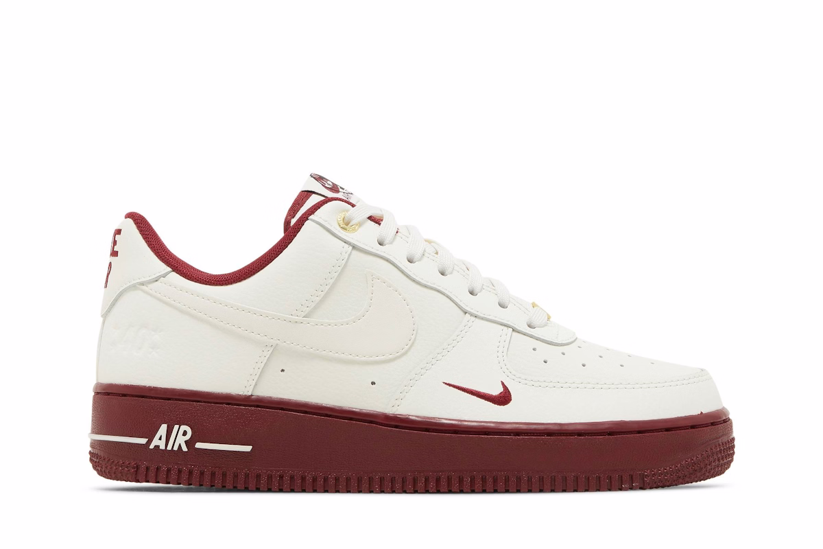 (Women) Nike Air Force 1 '07 SE '40th Anniversary - Sail Team Red' DQ7582-100
