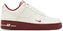 Buy (W) Nike Air Force 1 '07 SE '40th Anniversary - Sail Team Red' - Ulang Tahun ke-40 DQ7582-100