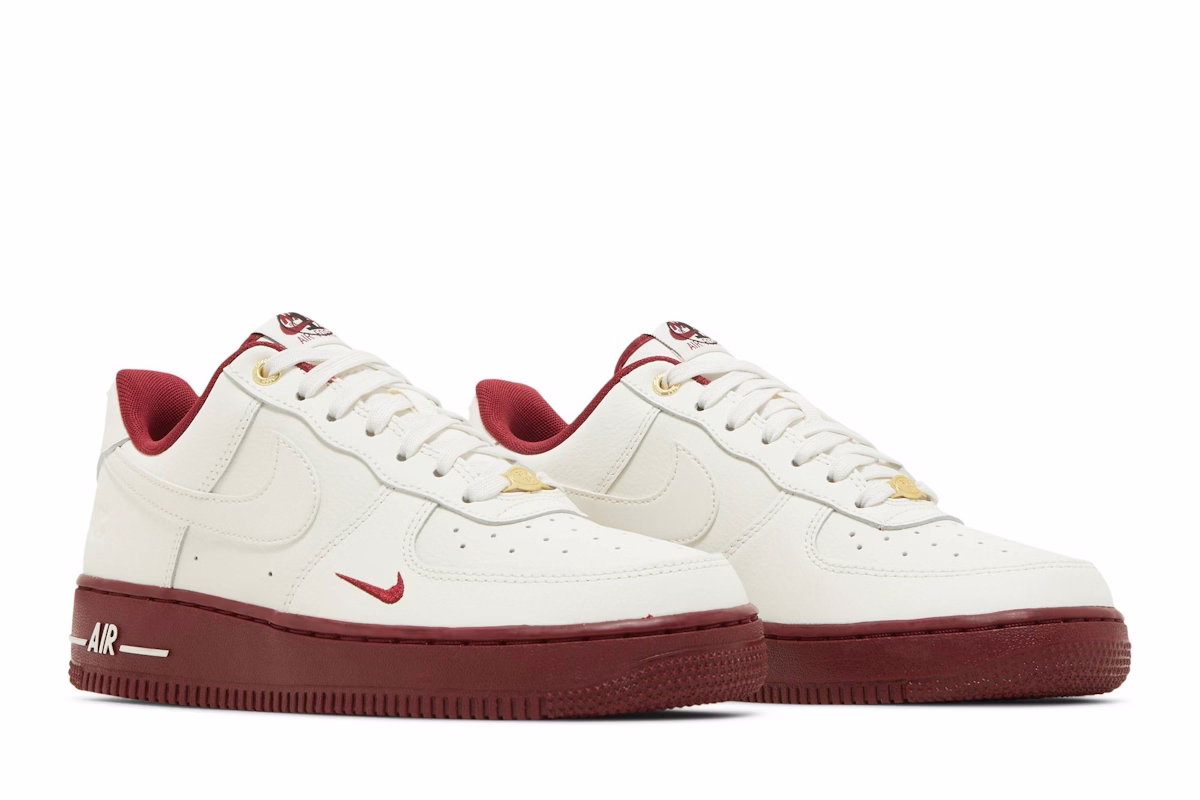(Women) Nike Air Force 1 '07 SE '40th Anniversary - Sail Team Red' DQ7582-100