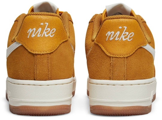 (W) Nike Air Force 1 '07 SE 'First Use Pack - University Gold Gum' Emas Universiti Gum DA8302-700 Details for (W) Nike Air Force 1 '07 SE 'First Use Pack - University Gold Gum' Emas Universiti Gum DA8302-700