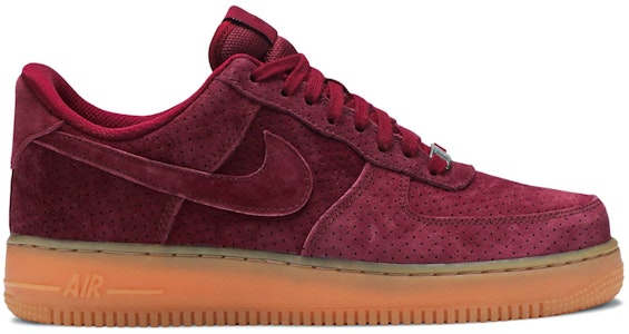 (W) Nike Air Force 1 '07 Suede 'Deep Garnet' Merah Garnet Mendalam 749263-600 Buy (W) Nike Air Force 1 '07 Suede 'Deep Garnet' Merah Garnet Mendalam 749263-600