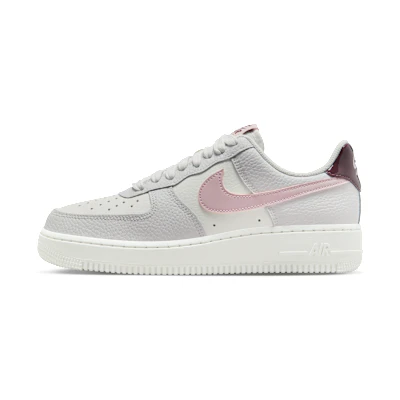 (W) Nike Air Force 1 '07 Summit White/Bast Gray/Burgundy Crush/Plum Chalk