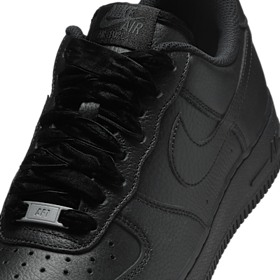 (W) Nike Air Force 1 '07 Vintage Black/Anthracite/Metallic Silver/Black 圖 7