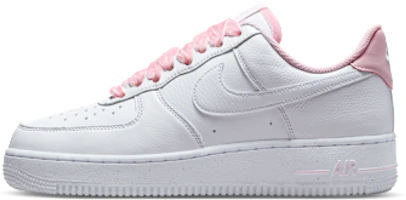 (Women) Nike Air Force 1 '07 Vintage Pink Foam/Gray Fog/Metallic Silver/White HV4403-601 (Women) Nike Air Force 1 '07 Vintage Pink Foam/Gray Fog/Metallic Silver/White HV4403-601