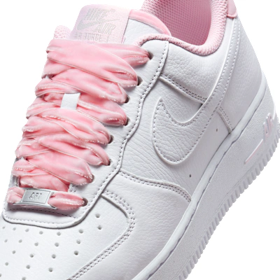 (Women) Nike Air Force 1 '07 Vintage Pink Foam/Gray Fog/Metallic Silver/White