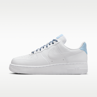 (Women) Nike Air Force 1 '07 White/Light Armory Blue/White/White IB7167-101